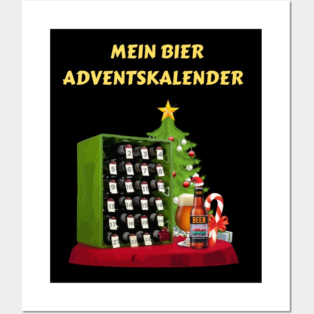 Mein Bier Adventskalender Wall Art by Globalprint